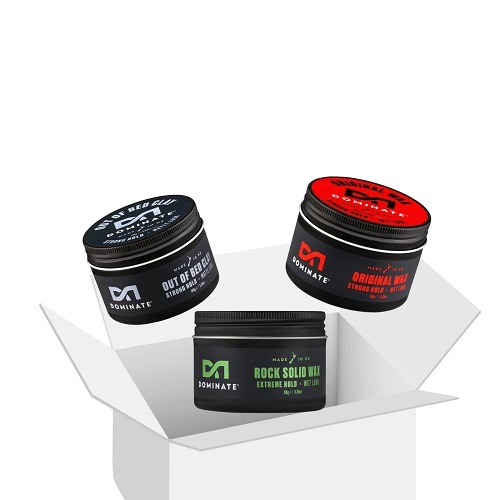 Dominate Mens Hair Styling Wax Bundle